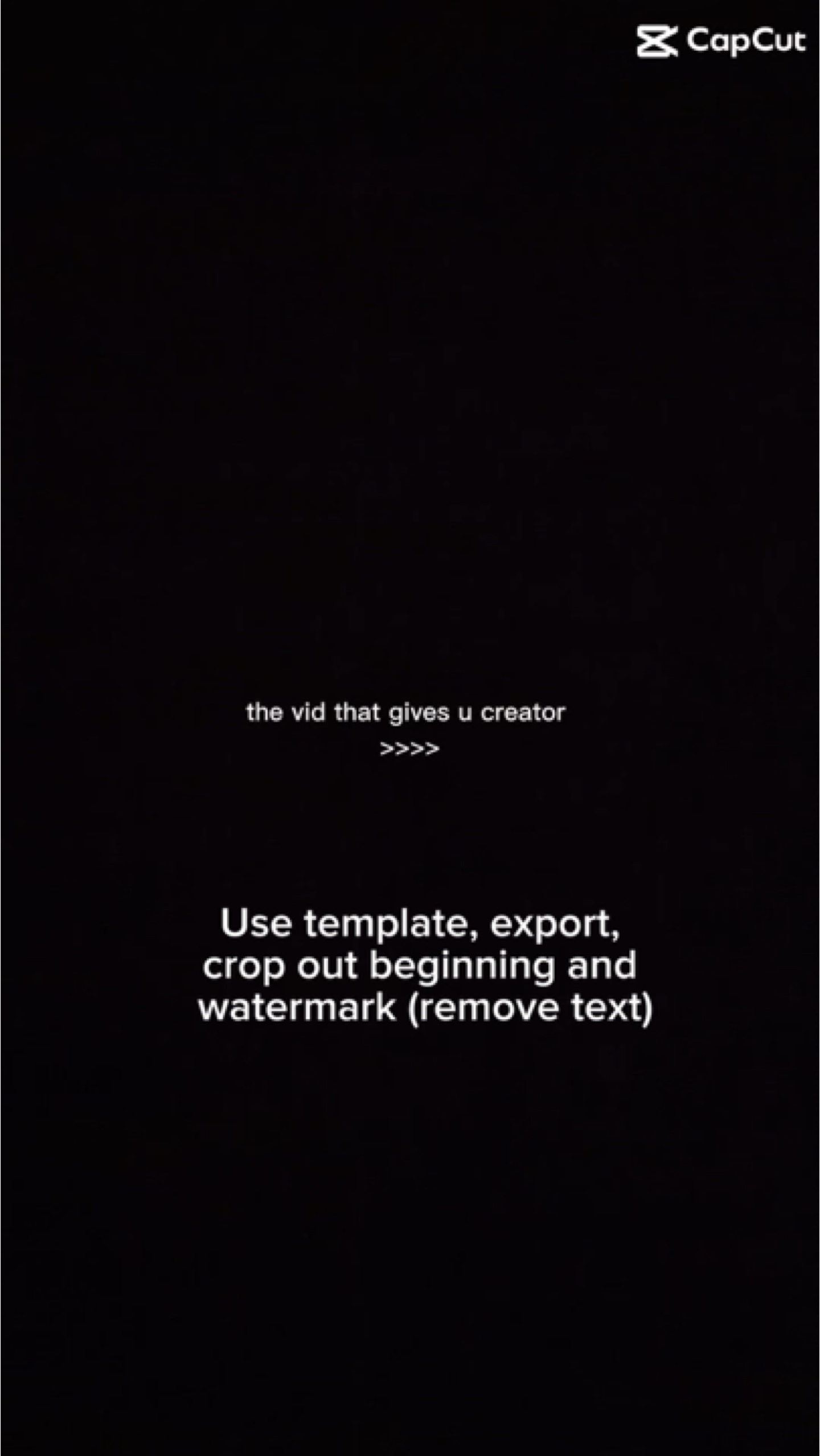 capcut template cover