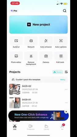 Add 1 clip